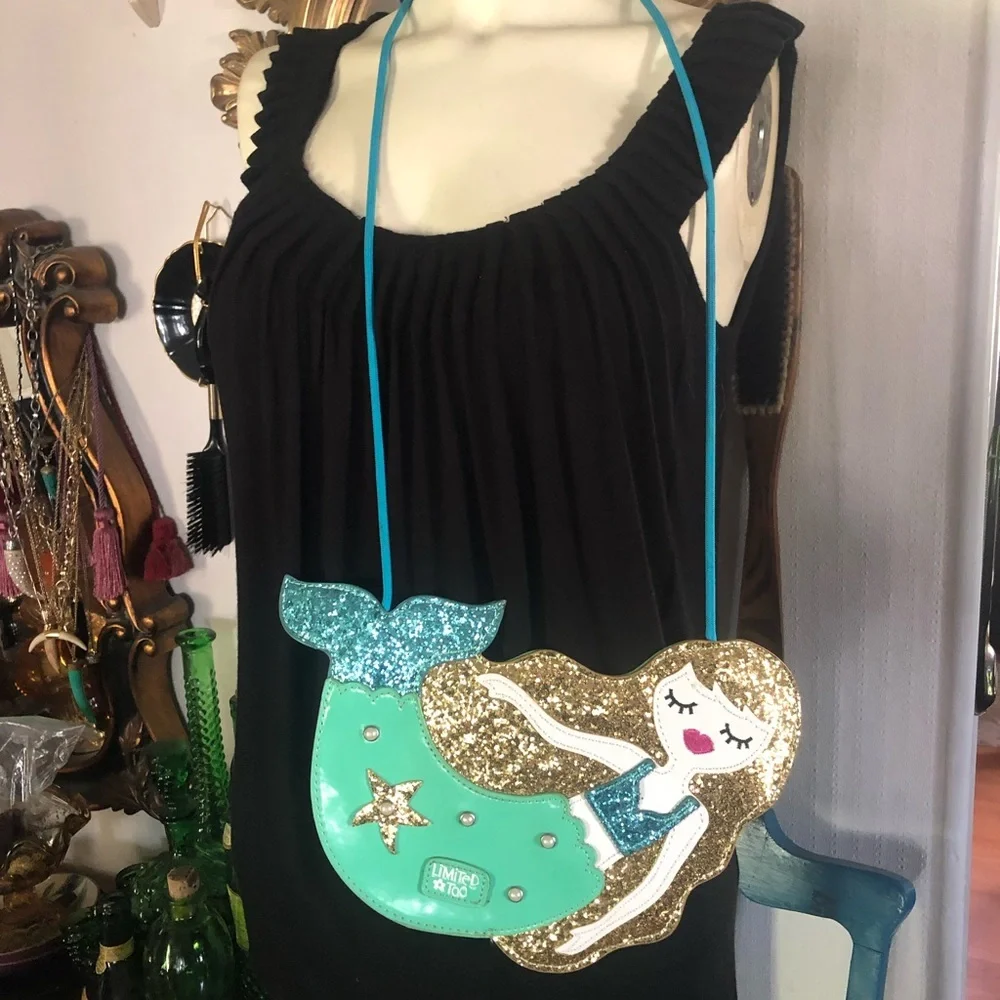 Glitter Mermaid Crossbody Purse by Limited Too